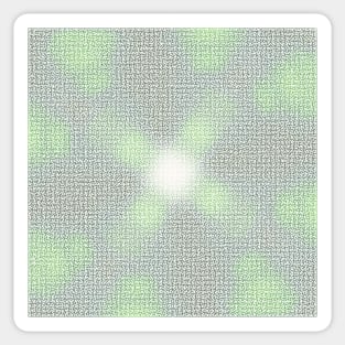 Green Maze pattern Sticker